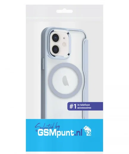 Apple iPhone 12 / 12 Pro Hoesje met MagSafe Book Case Blauw afbeelding 8