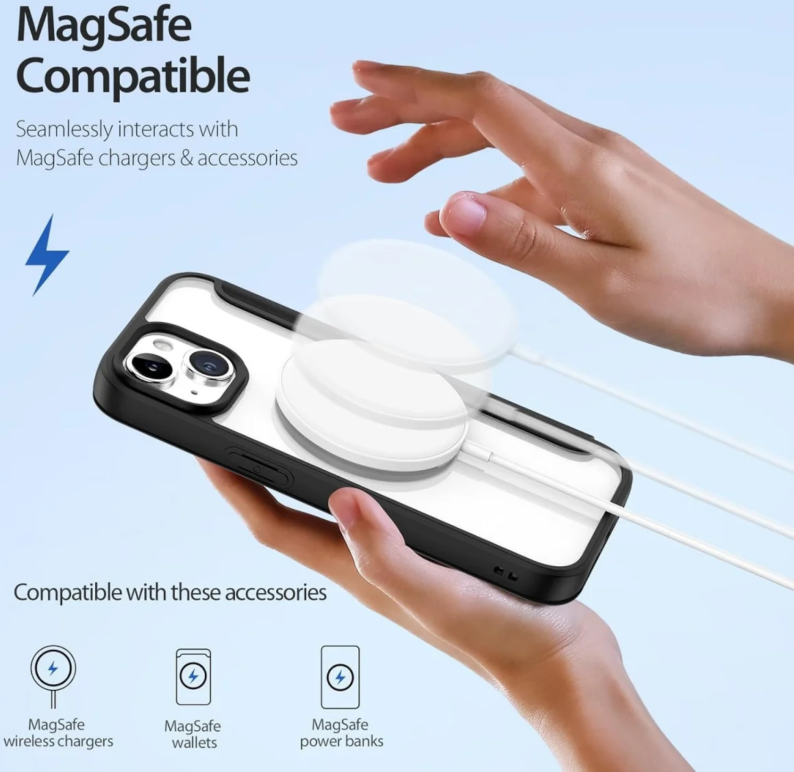 Apple iPhone 12 Pro Max Hoesje met MagSafe Book Case Zwart afbeelding 6