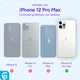 Apple iPhone 12 Pro Max Hoesje met MagSafe Book Case Zwart afbeelding 2