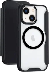 Apple iPhone 13 / 14 Hoesje met MagSafe / Qi2 Book Case Zwart afbeelding