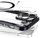 Apple iPhone 13 Pro Max Hoesje met MagSafe Book Case Zwart afbeelding 4
