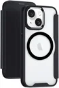 Apple iPhone 15 Hoesje met MagSafe Book Case Zwart