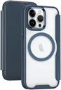 Apple iPhone 15 Pro Hoesje met MagSafe Book Case Blauw