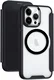 Apple iPhone 15 Pro Max Hoesje met MagSafe Book Case Zwart afbeelding 1