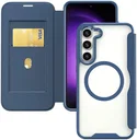 Samsung Galaxy S23 Plus Hoesje met MagSafe Book Case Blauw