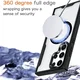 Samsung Galaxy S23 Ultra Hoesje met MagSafe Book Case Paars afbeelding 4