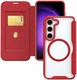 Samsung Galaxy S24 Hoesje met MagSafe Book Case Rood