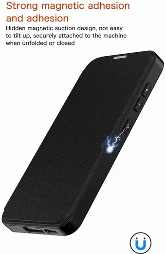 Samsung Galaxy S24 Hoesje met MagSafe Book Case Rood afbeelding 4