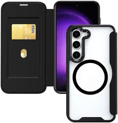 Samsung Galaxy S24 Plus Hoesje met MagSafe Book Case Zwart afbeelding