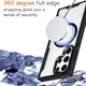 Samsung Galaxy S24 Ultra Hoesje met MagSafe Book Case Paars afbeelding 4