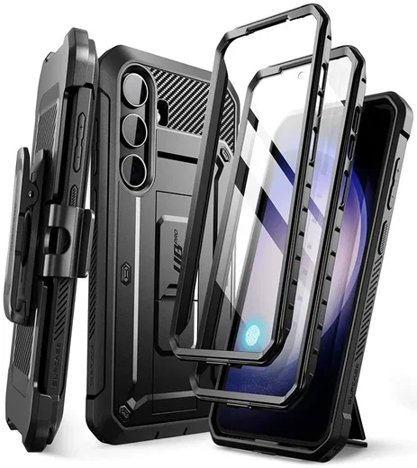 SUPCASE UB Pro Samsung Galaxy S24 Hoesje Full Protect Kickstand Zwart afbeelding 1