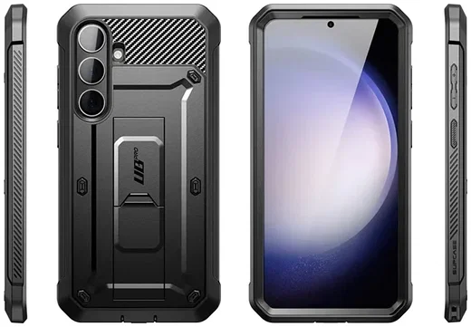 SUPCASE UB Pro Samsung Galaxy S24 Hoesje Full Protect Kickstand Zwart afbeelding 10