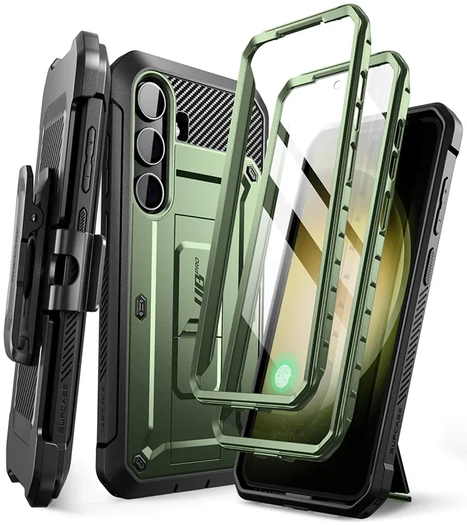 SUPCASE UB Pro Samsung Galaxy S24 Hoesje Full Protect Kickstand Groen afbeelding 1