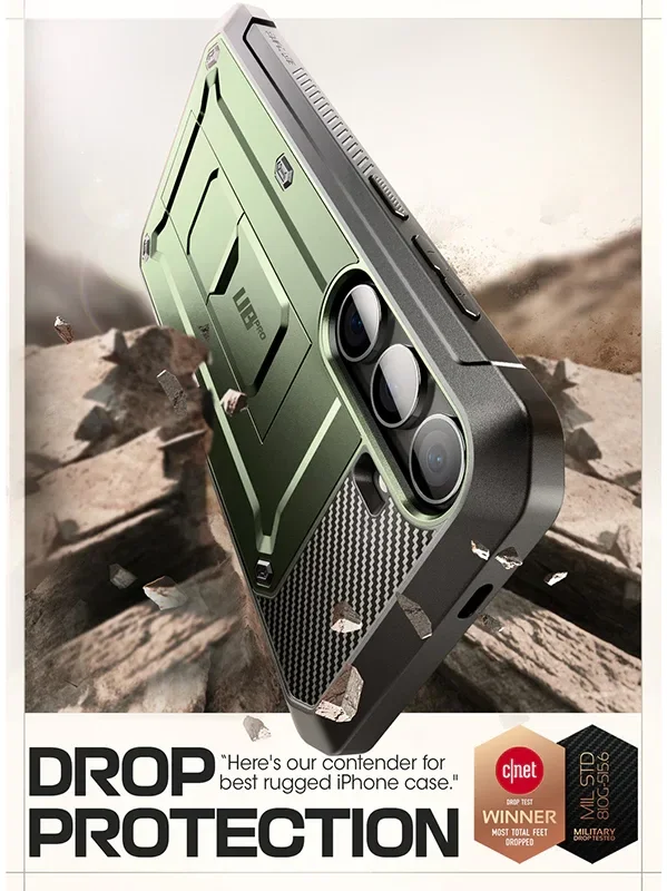 SUPCASE UB Pro Samsung Galaxy S24 Hoesje Full Protect Kickstand Groen afbeelding 3