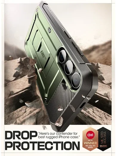 SUPCASE UB Pro Samsung Galaxy S24 Hoesje Full Protect Kickstand Groen afbeelding 3