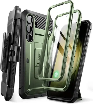 SUPCASE UB Pro Samsung S24 Plus Hoesje Full Protect Kickstand Groen