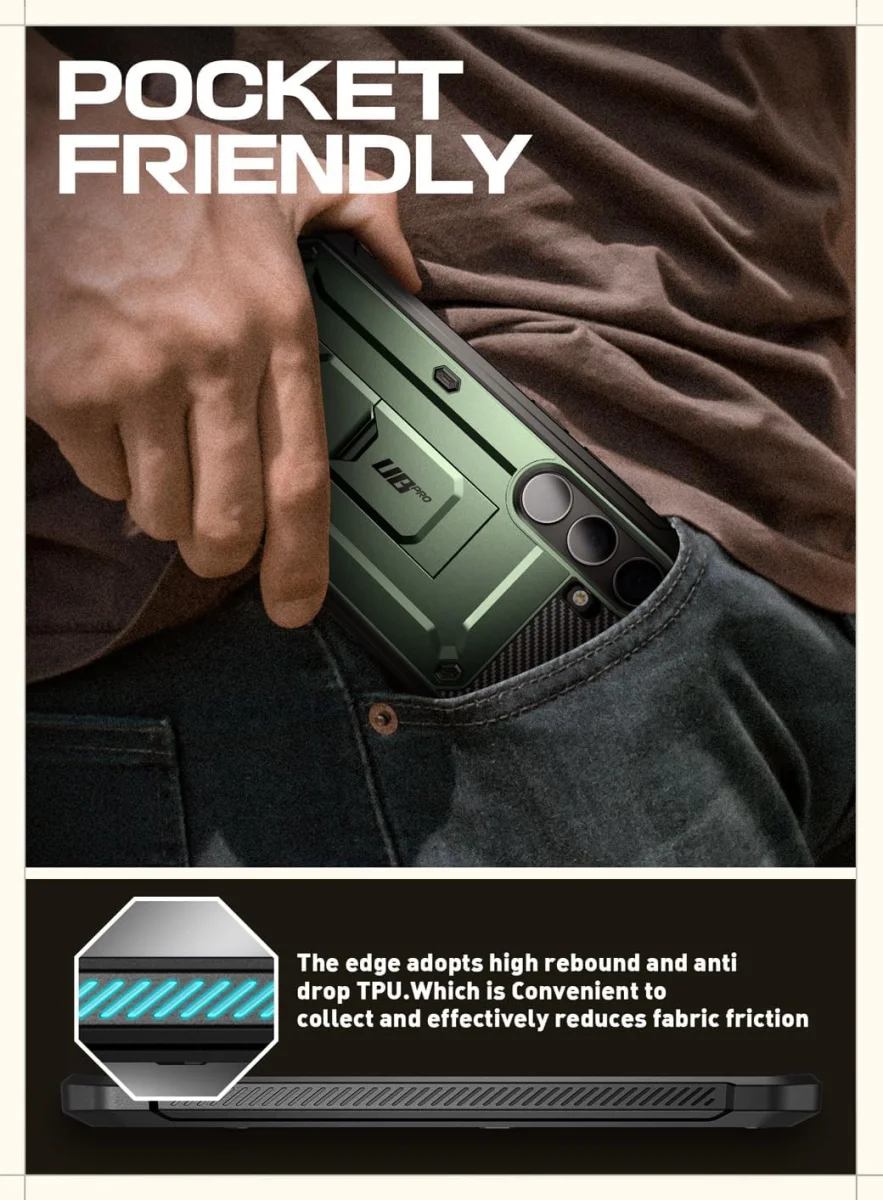 SUPCASE UB Pro Samsung S24 Plus Hoesje Full Protect Kickstand Groen afbeelding 7