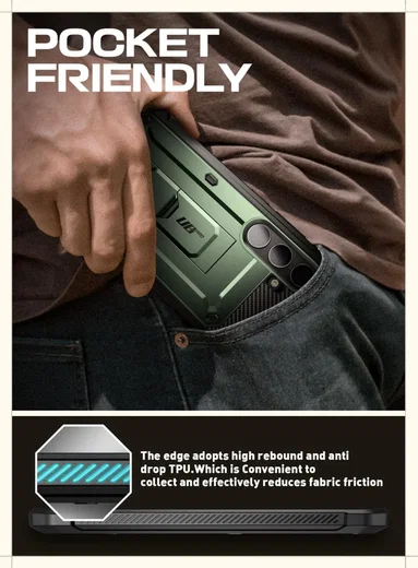 SUPCASE UB Pro Samsung S24 Plus Hoesje Full Protect Kickstand Groen afbeelding 7