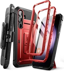 SUPCASE UB Pro Samsung S24 Plus Hoesje Full Protect Kickstand Rood afbeelding