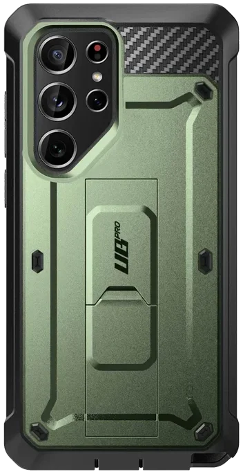 SUPCASE UB Pro Samsung S24 Ultra Hoesje Full Protect Kickstand Groen afbeelding 2
