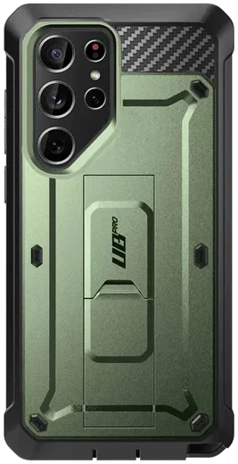 SUPCASE UB Pro Samsung S24 Ultra Hoesje Full Protect Kickstand Groen afbeelding 2