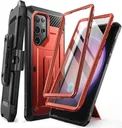 SUPCASE UB Pro Samsung S24 Ultra Hoesje Full Protect Kickstand Rood