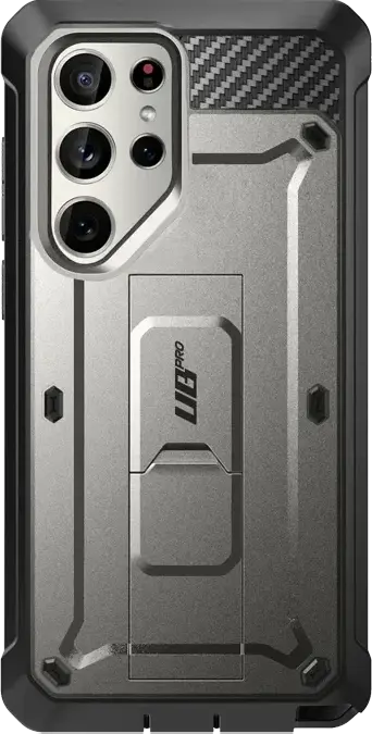 SUPCASE UB Pro Samsung S24 Ultra Hoesje Full Protect Kickstand Grijs afbeelding 8