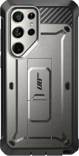 SUPCASE UB Pro Samsung S24 Ultra Hoesje Full Protect Kickstand Grijs afbeelding 8