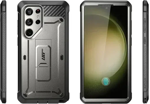 SUPCASE UB Pro Samsung S24 Ultra Hoesje Full Protect Kickstand Grijs afbeelding 9