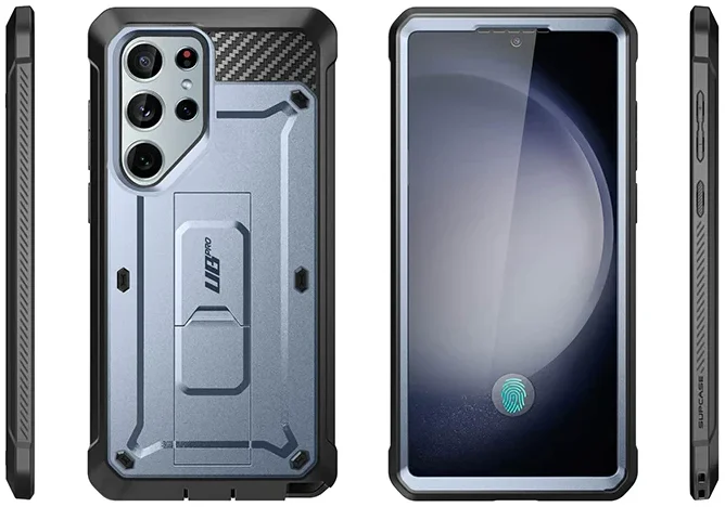 SUPCASE UB Pro Samsung S24 Ultra Hoesje Full Protect Kickstand Blauw afbeelding 10
