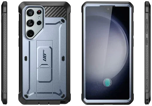 SUPCASE UB Pro Samsung S24 Ultra Hoesje Full Protect Kickstand Blauw afbeelding 10
