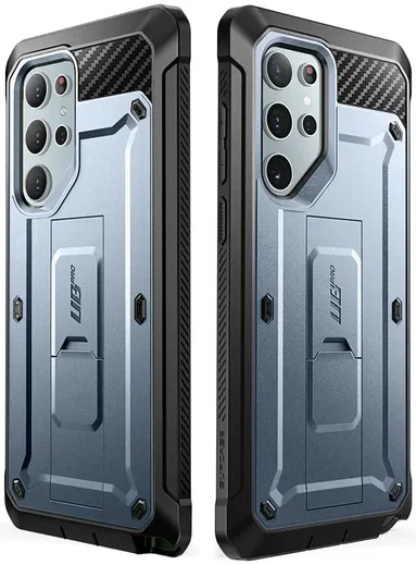 SUPCASE UB Pro Samsung S24 Ultra Hoesje Full Protect Kickstand Blauw afbeelding 2