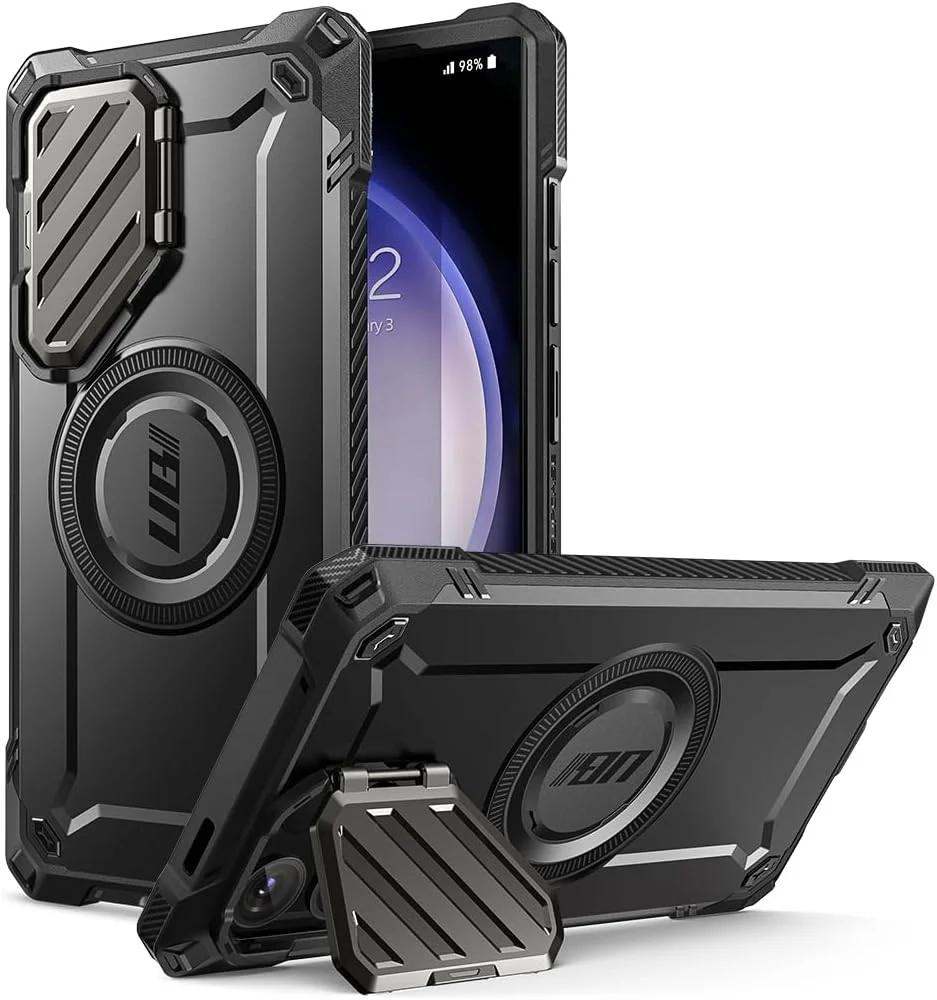 SUPCASE UB Pro MagXT Samsung S24 Ultra Hoesje Camera Protector Zwart afbeelding 1