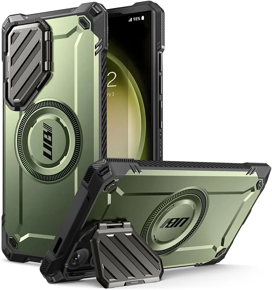 SUPCASE UB Pro MagXT Samsung S24 Ultra Hoesje Camera Protector Groen afbeelding 1