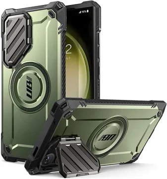 SUPCASE UB Pro MagXT Samsung S24 Ultra Hoesje Camera Protector Groen