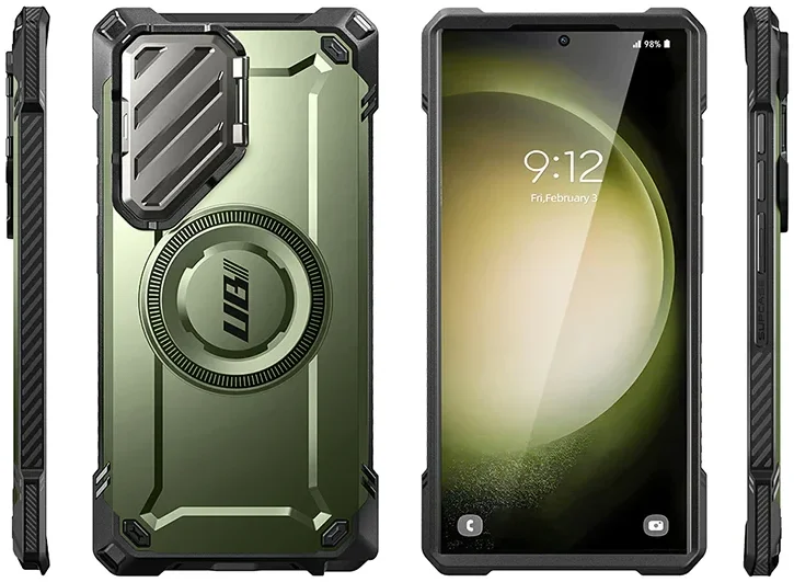 SUPCASE UB Pro MagXT Samsung S24 Ultra Hoesje Camera Protector Groen afbeelding 10