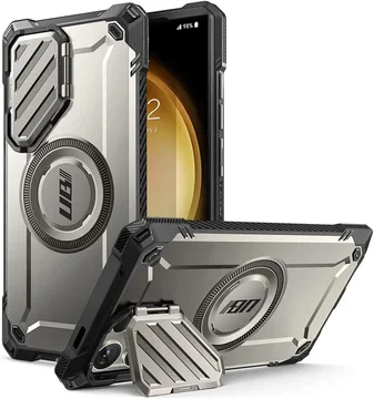 SUPCASE UB Pro MagXT Samsung S24 Ultra Hoesje Camera Protector Grijs