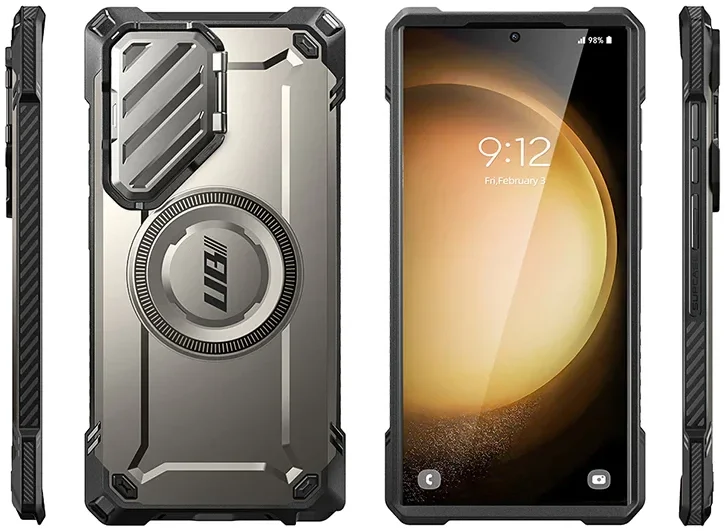 SUPCASE UB Pro MagXT Samsung S24 Ultra Hoesje Camera Protector Grijs afbeelding 10