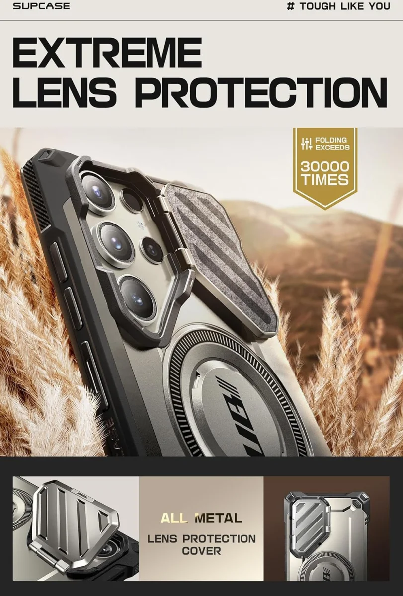 SUPCASE UB Pro MagXT Samsung S24 Ultra Hoesje Camera Protector Grijs afbeelding 5