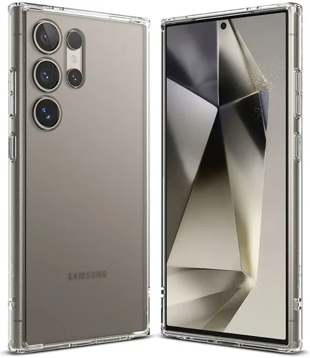 Ringke Fusion Samsung Galaxy S24 Ultra Hoesje Matte Transparant afbeelding 2