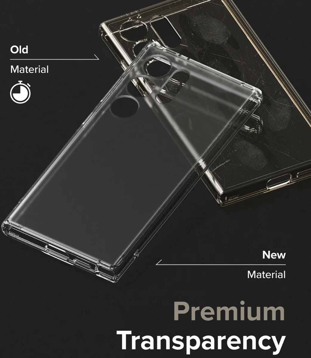 Ringke Fusion Samsung Galaxy S24 Ultra Hoesje Matte Transparant afbeelding 6