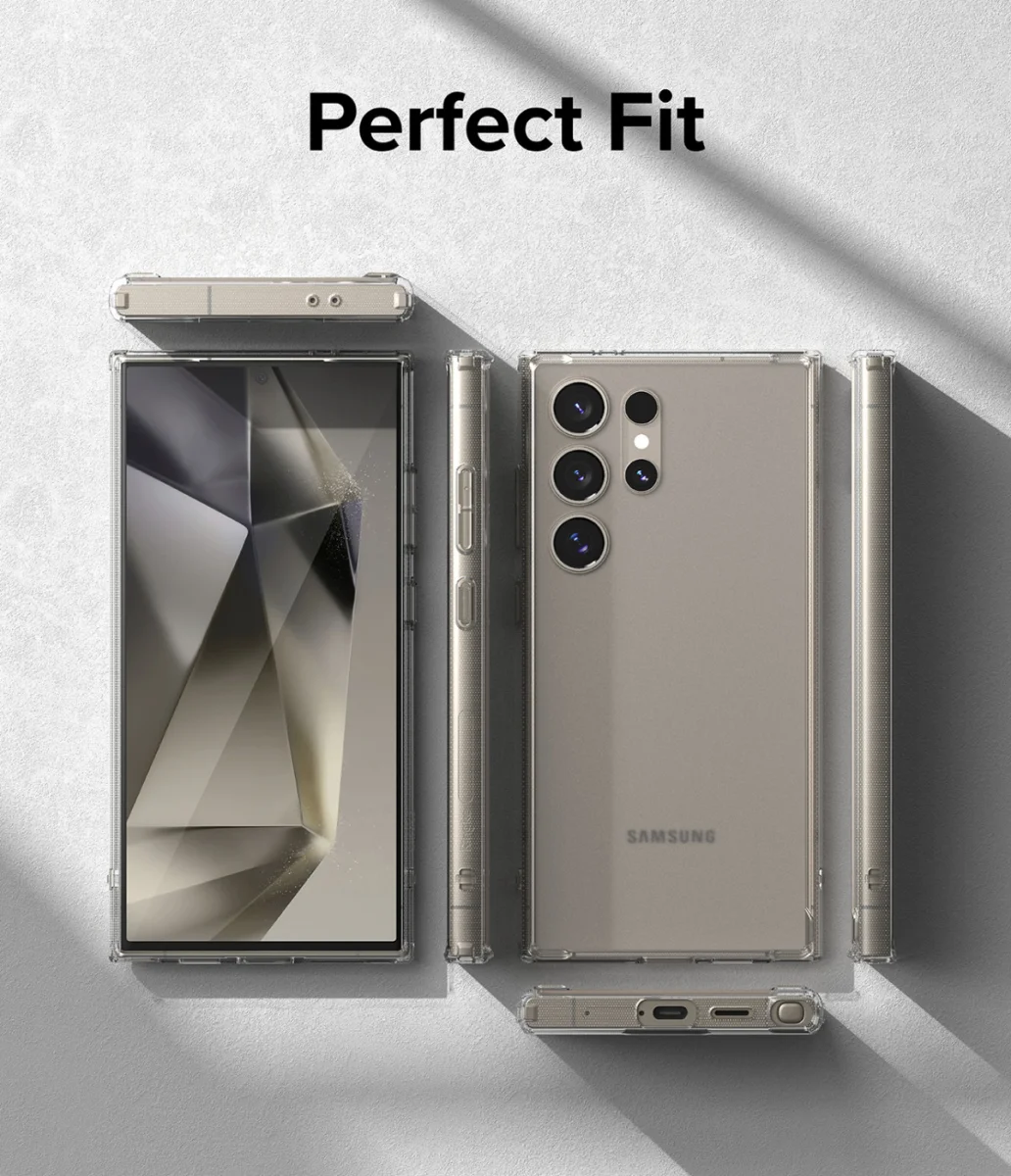 Ringke Fusion Samsung Galaxy S24 Ultra Hoesje Matte Transparant afbeelding 9