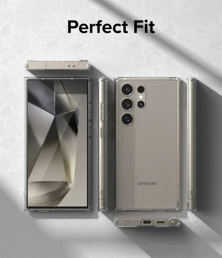 Ringke Fusion Samsung Galaxy S24 Ultra Hoesje Matte Transparant afbeelding 9