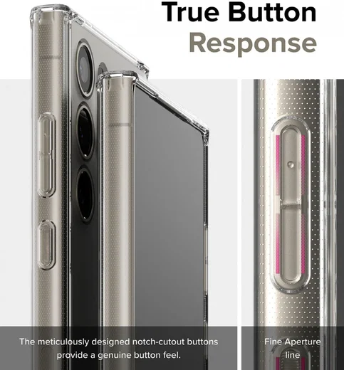 Ringke Fusion Samsung Galaxy S24 Ultra Hoesje Matte Transparant afbeelding 11