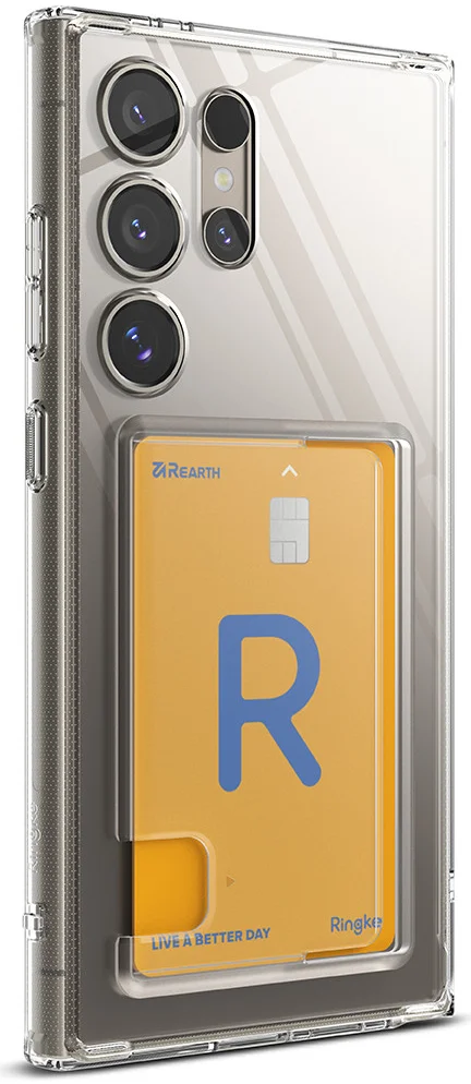 Ringke Fusion Card Samsung Galaxy S24 Ultra Hoesje Transparant afbeelding 17