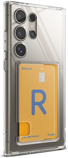 Ringke Fusion Card Samsung Galaxy S24 Ultra Hoesje Transparant afbeelding 17