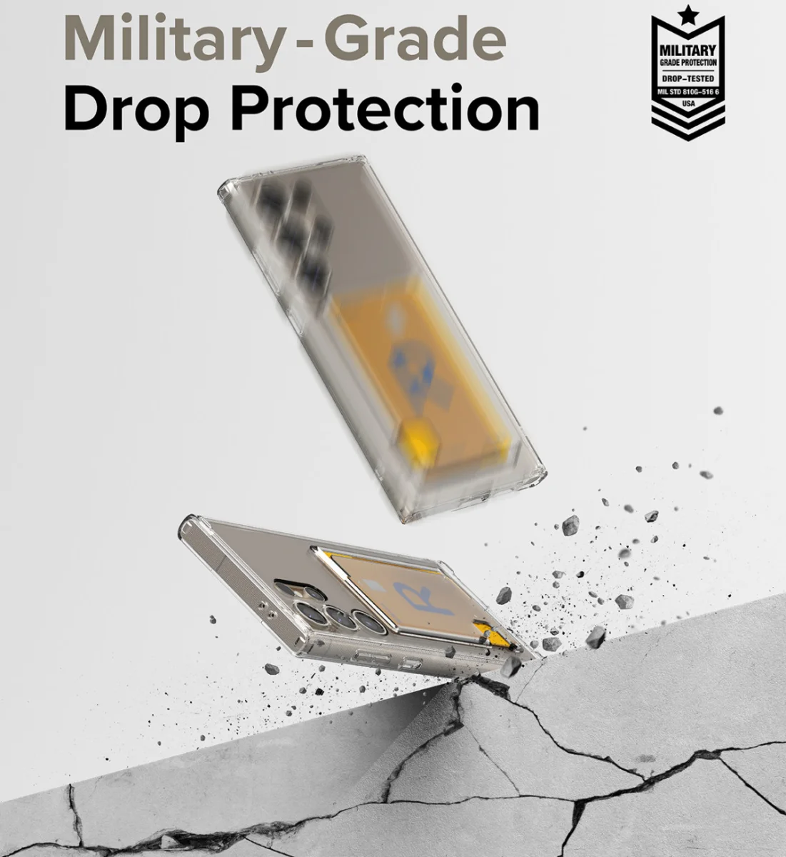 Ringke Fusion Card Samsung Galaxy S24 Ultra Hoesje Transparant afbeelding 4