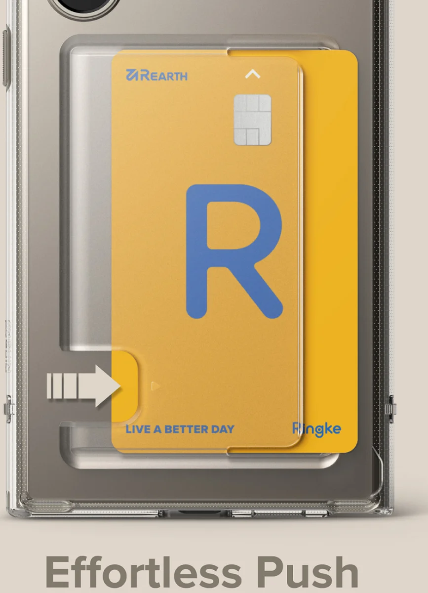 Ringke Fusion Card Samsung Galaxy S24 Ultra Hoesje Transparant afbeelding 8
