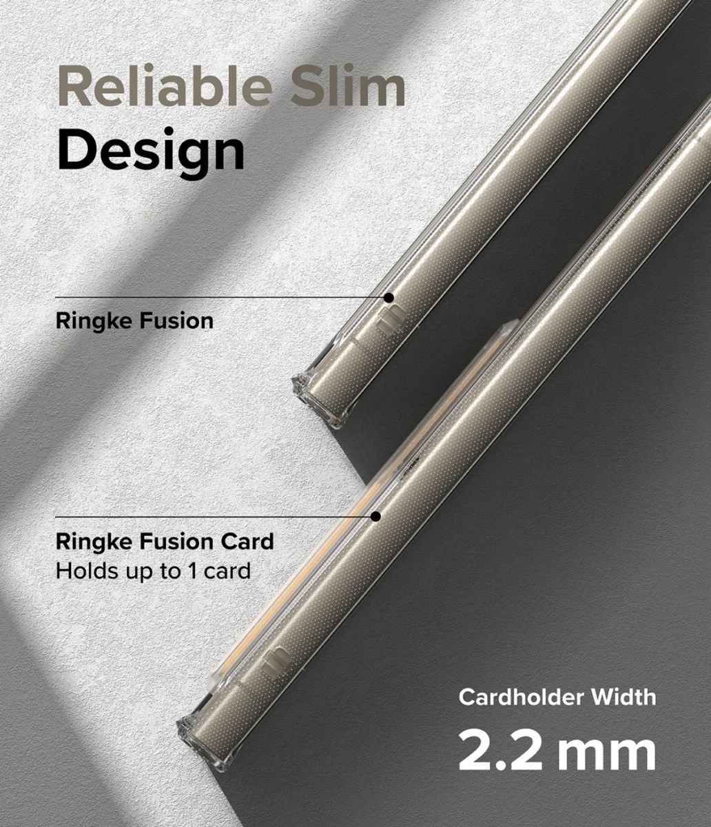 Ringke Fusion Card Samsung Galaxy S24 Ultra Hoesje Transparant afbeelding 9