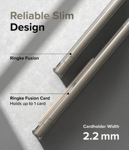 Ringke Fusion Card Samsung Galaxy S24 Ultra Hoesje Transparant afbeelding 9